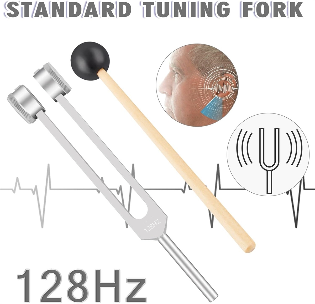 Miwayer 128Hz stemvork: voor D - Healing Wellness recensie en prijs